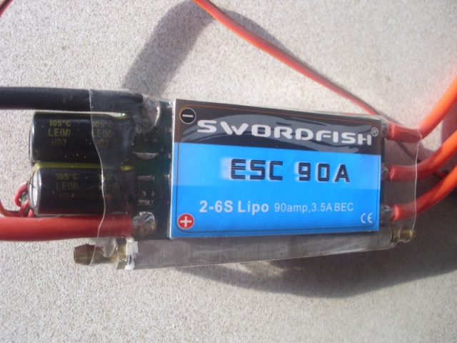 Swordfish 90A Water Cool Brushless Motor ESC for Boat with BEC