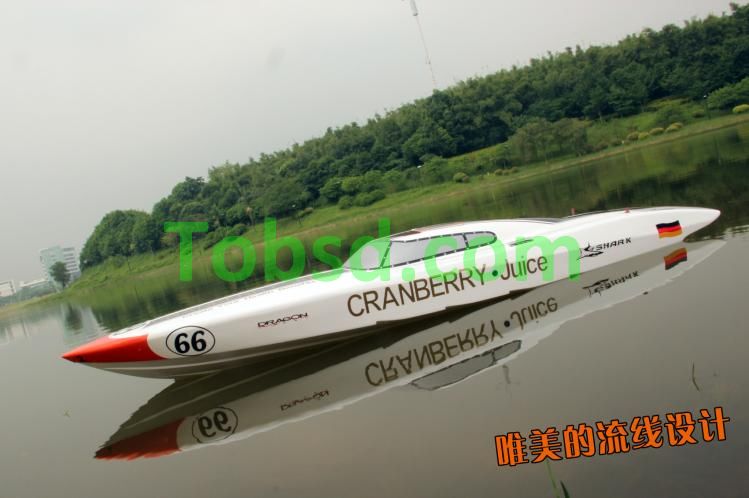 Shark Gas Powered RC High Speed Boat 1400GP(A)-ARTR 26CC