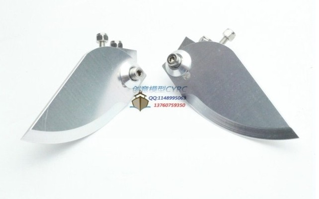 Turn fins 82mm x 30mm for Engine rc boat