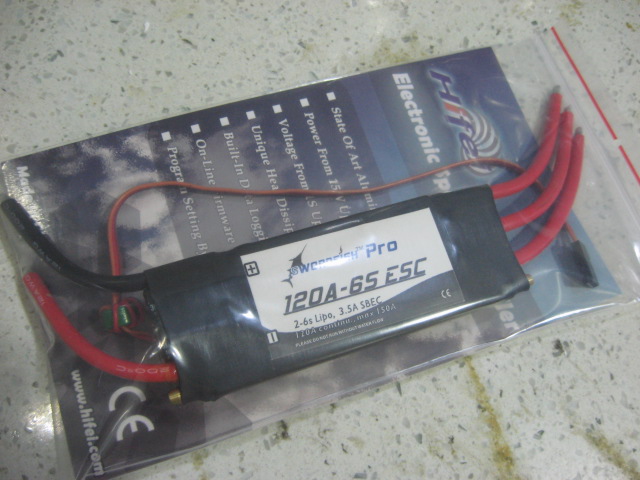 Swordfish 120A Water Cool Brushless Motor ESC for Boat with BEC